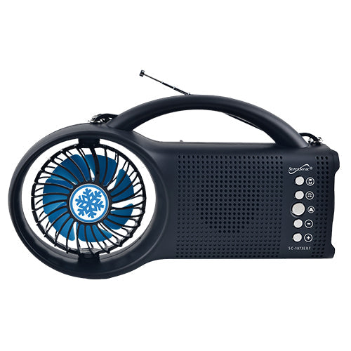 Supersonic Solar Power Bluetooth Speaker with FM Radio / LED Torch